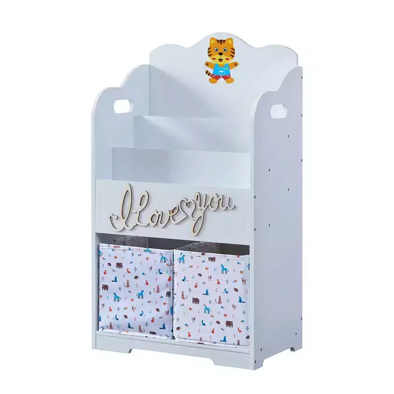 Kids Funnel Maison Bibliothèque pour enfants avec rangement de jouets