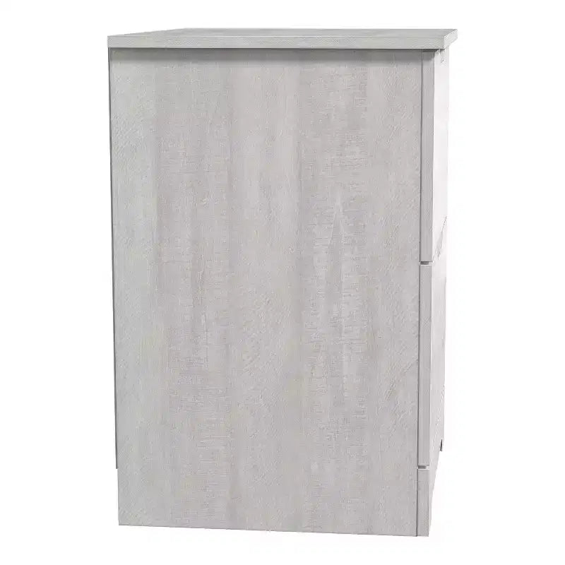 Galano Table de chevet 2 tiroirs avec poignées découpées, ensemble de 2, 47,5 cm L x 39,9 cm P x 60,2 cm H