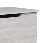 Galano Table de chevet 2 tiroirs avec poignées découpées, ensemble de 2, 47,5 cm L x 39,9 cm P x 60,2 cm H