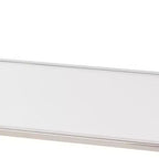 HomeRoots 43 Table Basse Miroir Rectangulaire en Métal Argenté et Miroité