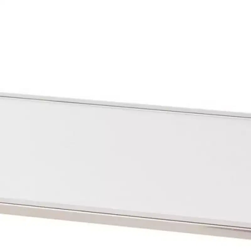 HomeRoots 43 Table Basse Miroir Rectangulaire en Métal Argenté et Miroité