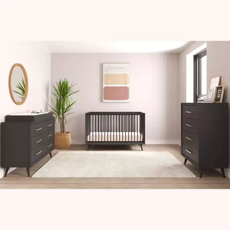 Lit de bébé convertible 4-en-1 Cranbrook de Child Craft, se transforme en lit de jour, en lit de tout-petit et en lit double, 3 positions de matelas, finition sécuritaire pour bébé