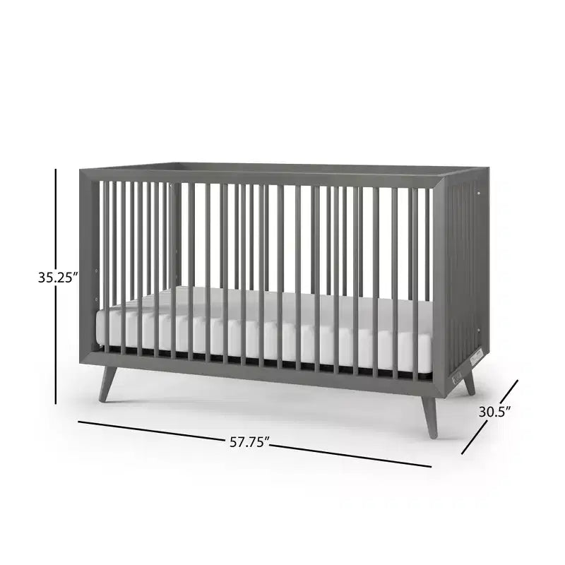 Lit de bébé convertible 4-en-1 Cranbrook de Child Craft, se transforme en lit de jour, en lit de tout-petit et en lit double, 3 positions de matelas, finition sécuritaire pour bébé