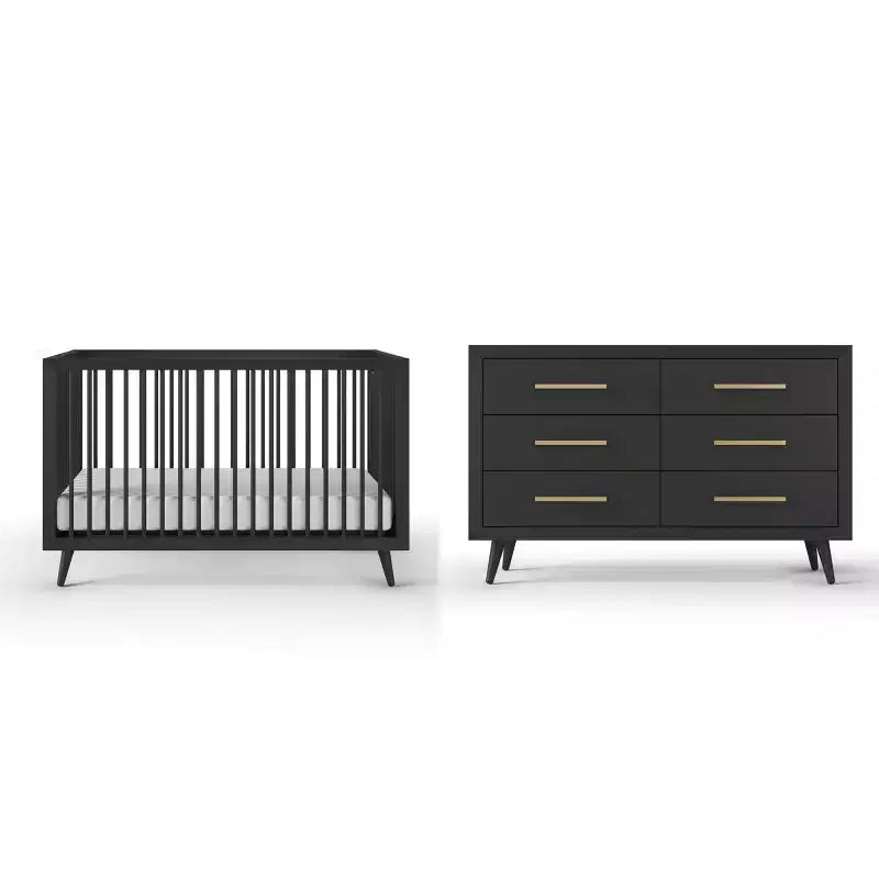 Lit de bébé convertible 4-en-1 Cranbrook de Child Craft, se transforme en lit de jour, en lit de tout-petit et en lit double, 3 positions de matelas, finition sécuritaire pour bébé