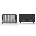 Lit de bébé convertible 4-en-1 Cranbrook de Child Craft, se transforme en lit de jour, en lit de tout-petit et en lit double, 3 positions de matelas, finition sécuritaire pour bébé