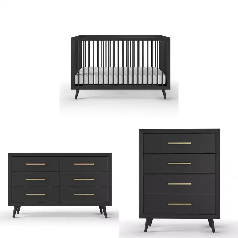 Lit de bébé convertible 4-en-1 Cranbrook de Child Craft, se transforme en lit de jour, en lit de tout-petit et en lit double, 3 positions de matelas, finition sécuritaire pour bébé