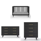 Lit de bébé convertible 4-en-1 Cranbrook de Child Craft, se transforme en lit de jour, en lit de tout-petit et en lit double, 3 positions de matelas, finition sécuritaire pour bébé