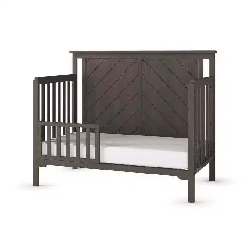 Lit de bébé convertible 4-en-1 Child Craft Hampton Flat, se transforme en lit de repos, lit pour tout-petit et lit double, 3 positions de matelas, finition sécuritaire pour bébé