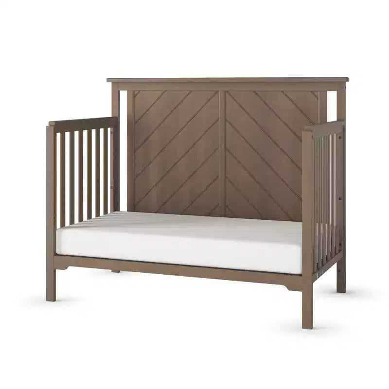 Lit de bébé convertible 4-en-1 Child Craft Hampton Flat, se transforme en lit de repos, lit pour tout-petit et lit double, 3 positions de matelas, finition sécuritaire pour bébé