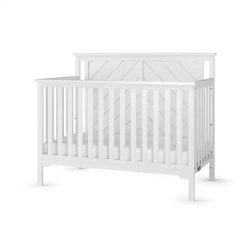 Lit de bébé convertible 4-en-1 Child Craft Hampton Flat, se transforme en lit de repos, lit pour tout-petit et lit double, 3 positions de matelas, finition sécuritaire pour bébé