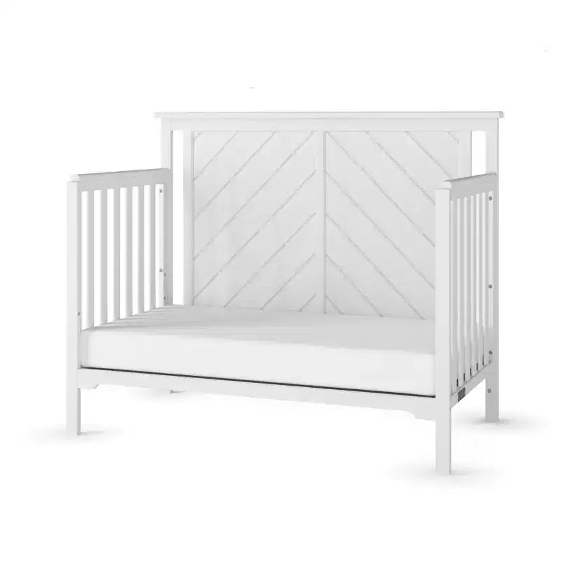 Lit de bébé convertible 4-en-1 Child Craft Hampton Flat, se transforme en lit de repos, lit pour tout-petit et lit double, 3 positions de matelas, finition sécuritaire pour bébé