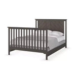 Lit de bébé convertible 4-en-1 Child Craft Hampton Flat, se transforme en lit de repos, lit pour tout-petit et lit double, 3 positions de matelas, finition sécuritaire pour bébé