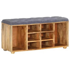 vidaXL Banc de couloir 100x35x47 cm Bois de manguier massif
