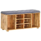 vidaXL Banc de couloir 100x35x47 cm Bois de manguier massif