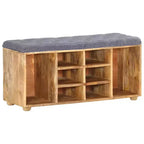 vidaXL Banc de couloir 100x35x47 cm Bois de manguier massif