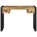 vidaXL Desk Standing Home Office Table Computer Desk Workstation Solid Wood - 43.3 x 19.7 x 30.3 Solid Reclaimed Wood