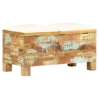 vidaXL Banc de rangement en bois de récupération massif 80x40x40 cm