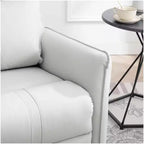 Fauteuil inclinable à bascule avec poches latérales, rotation à 360°, canapé inclinable, fauteuil pivotant de lecture pour salon, salle de cinéma, chambre, gris clair