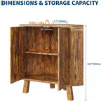 Meuble d'angle de ferme avec étagère réglable, rangement à 3 niveaux pour salon et cuisine