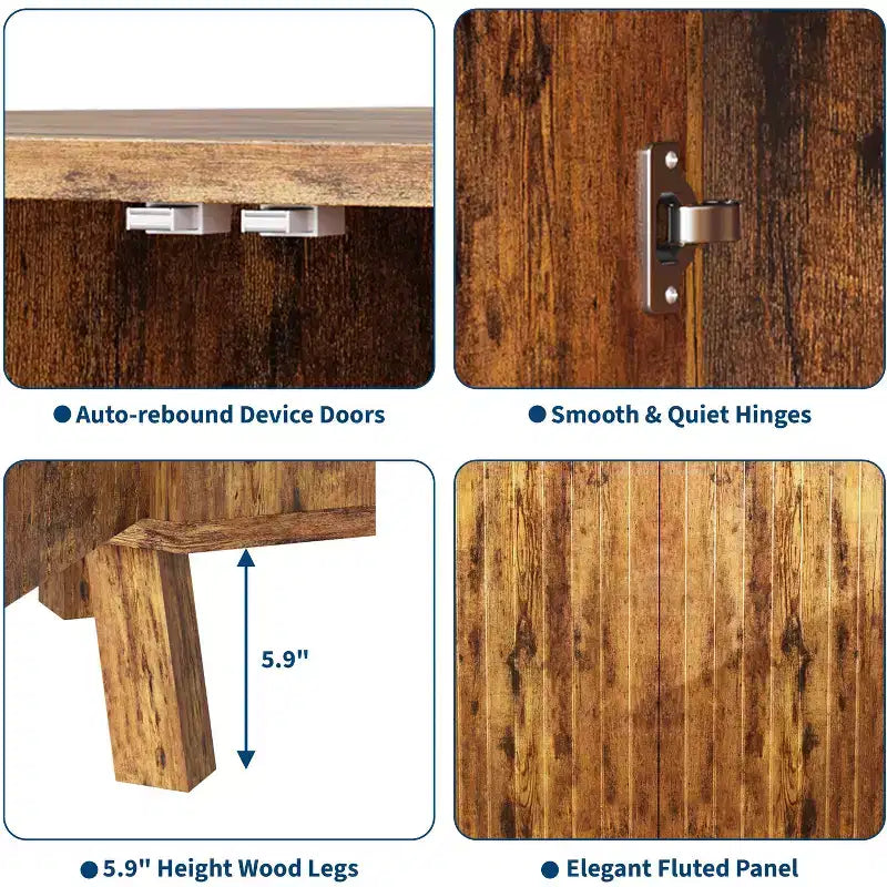 Meuble d'angle de ferme avec étagère réglable, rangement à 3 niveaux pour salon et cuisine