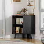 Meuble d'angle de ferme avec étagère réglable, rangement à 3 niveaux pour salon et cuisine