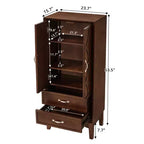 Garde-manger de cuisine de 136 cm de haut, buffet moderne avec tiroirs pour entrée, couloir, salon, cuisine