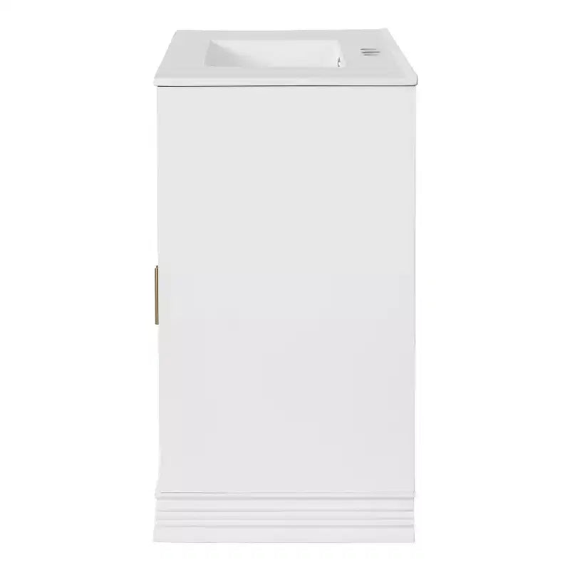 Meuble sous vasque 36 pouces avec rangement, meuble de salle de bain en bois avec portes à fermeture amortie et étagère