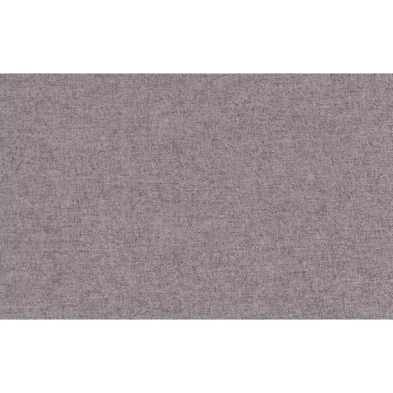Ottoman de rangement carré contemporain Lancaster de 91 cm de large en lin polyester