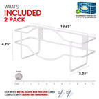 Support mural Stock Your Home pour distributeur de gants ou de mouchoirs (paquet de 2)