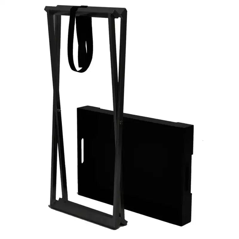 vidaXL Table pliante d'appoint pliable avec cadre en fer et MDF