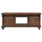 vidaXL Table basse en bois de sapin massif 91 x 51 x 38 cm Marron