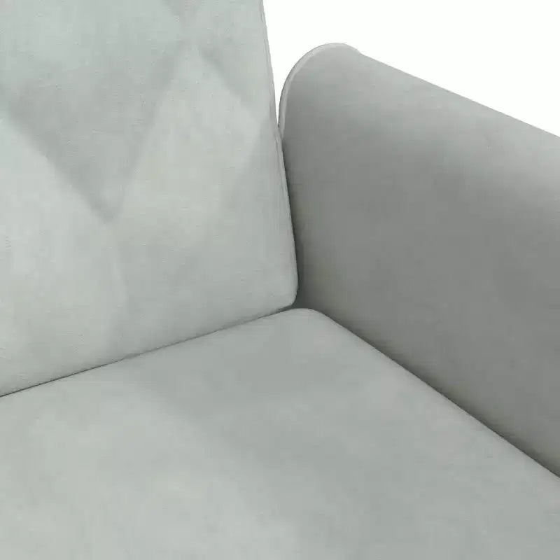 vidaXL Canapé convertible avec accoudoirs Canapé-lit en velours inclinable Causeuse