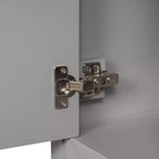Meuble de salle de bain 24 po avec lavabo et rangement, meuble de salle de bain en bois avec étagère ouverte