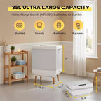 Sèche-serviettes pour salles de bain, chauffe-serviettes électrique portable avec modes chauffage et séchage, barre télescopique, sèche-couvertures chauffant pour la maison et le spa