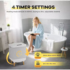 Sèche-serviettes pour salles de bain, chauffe-serviettes électrique portable avec modes chauffage et séchage, barre télescopique, sèche-couvertures chauffant pour la maison et le spa