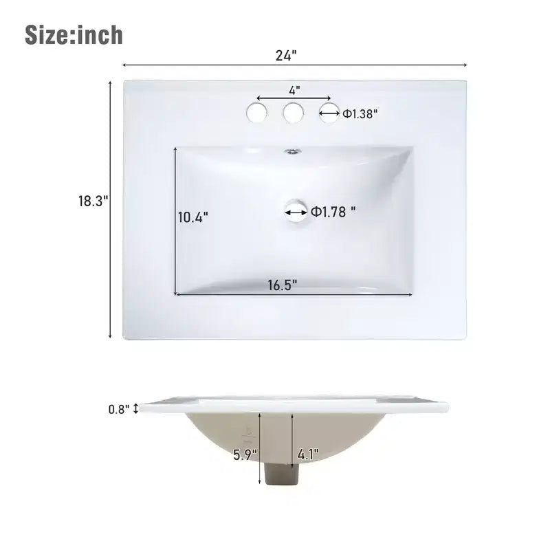 Meuble-lavabo de salle de bain vintage 48 po avec deux lavabos, meuble de rangement de salle de bain avec portes à fermeture douce et étagère, expresso
