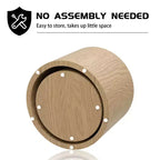 Tables basses gigognes de 2, design rond moderne avec pieds antidérapantstables d'appoint ou de chevet parfaites pour les petits espaces, le salon ou la chambre à coucher