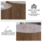 Tables basses gigognes de 2, design rond moderne avec pieds antidérapantstables d'appoint ou de chevet parfaites pour les petits espaces, le salon ou la chambre à coucher