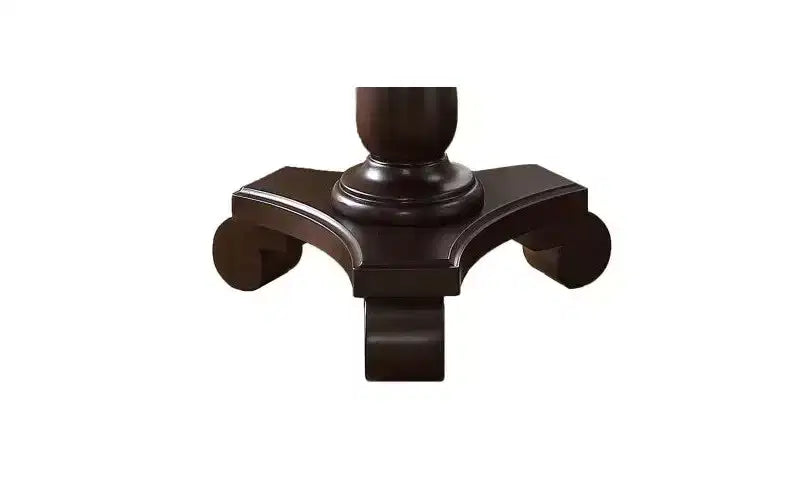 Table d'appoint ronde sur pied TUYOHW, table de bout traditionnelle de 66 cm avec pieds sculptés, petite table basse intemporelle pour salon et chambre