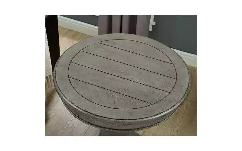 Table d'appoint ronde sur pied TUYOHW, table de bout traditionnelle de 66 cm avec pieds sculptés, petite table basse intemporelle pour salon et chambre