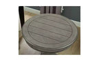 Table d'appoint ronde sur pied TUYOHW, table de bout traditionnelle de 66 cm avec pieds sculptés, petite table basse intemporelle pour salon et chambre