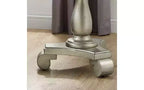 Table d'appoint ronde sur pied TUYOHW, table de bout traditionnelle de 66 cm avec pieds sculptés, petite table basse intemporelle pour salon et chambre