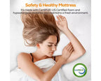 Matelas Queen, Matelas en mousse à mémoire de forme gel 14 pouces fermeté moyenne, Certifié CertiPUR-US