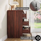 Commode en bois à 6 tiroirs, Armoire haute et moderne avec rangement profond, Grande commode avec plateau large, Commode de rangement longue pour chambre à coucher