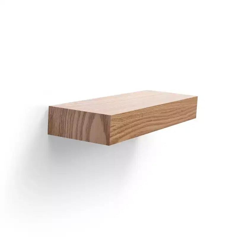 Étagère flottante en érable 11,8 po C, support mural en bois à fixation invisible, parfaite pour la décoration de salle de bain/chambre/cuisine ou pour l'exposition de livres/plantes, installation facile.