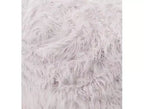 Fauteuil Pouf en Fausse Fourrure TUYOHW, Chaise de Sol Ronde en Mousse Haute Densité pour un Confort Moelleux, Chaise Longue Confortable pour Salon
