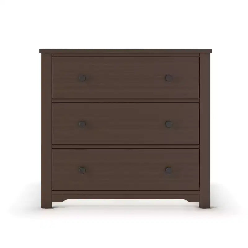 Commode 3 tiroirs Child Craft Harmony avec plateau à langer amovible, grand espace de rangement, kit anti-basculement inclus pour éviter le basculement, finition sécuritaire pour bébé