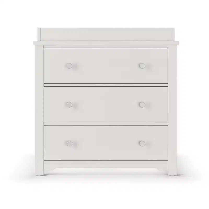 Commode 3 tiroirs Child Craft Harmony avec plateau à langer amovible, grand espace de rangement, kit anti-basculement inclus pour éviter le basculement, finition sécuritaire pour bébé