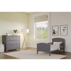 Commode 3 tiroirs Child Craft Harmony avec plateau à langer amovible, grand espace de rangement, kit anti-basculement inclus pour éviter le basculement, finition sécuritaire pour bébé