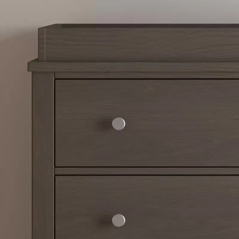 Commode 3 tiroirs Child Craft Harmony avec plateau à langer amovible, grand espace de rangement, kit anti-basculement inclus pour éviter le basculement, finition sécuritaire pour bébé